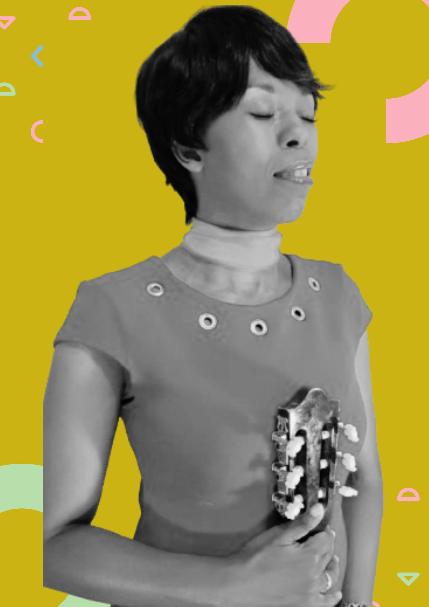 Monica guitar yellow